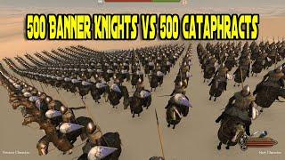 500 Banner Knights vs 500 Cataphracts - Mount & Blade 2 Bannerlord Battle Test