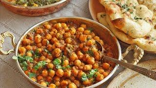 Chana Masala Recipe • Chickpea Curry Recipe • Chole Bhature Recipe • How To Make Chickpeas Recipe