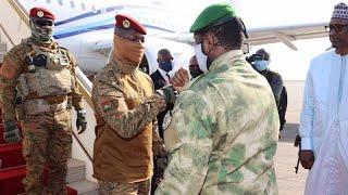 Burkina Faso  visite damitié du capitaine Ibrahim Traoré au Mali