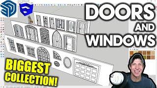 The MOST DETAILED SketchUp Door Extension - Instant Door and Window