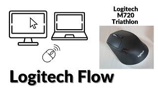 Logitech Flow Demo — using Logitech M720 mouse and K780 keyboard