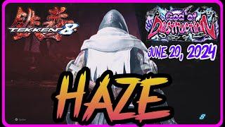 Tekken 8 ▰ Haze RAVEN Tekken 8 God DESTRUCTION Ranked Matches JUNE 20 2024