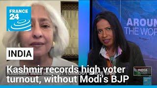 Indias Kashmir records high voter turnout – without Modi’s BJP on ballot • FRANCE 24 English