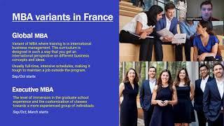 Why study an MBA in France