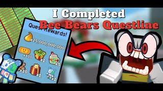 I Finished Bee Bears Questline and got Doodle Cub Buddy Bee Swarm Simulator