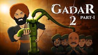 Gadar 2 Ek Comedy Katha  Tara Singh vs Pakistani Handpumps  Animated Spoof  Cartoon Smash