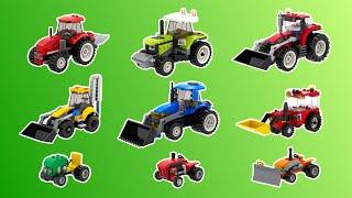 The Evolution of Lego City Tractors