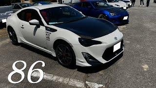 TOYOTA 86 in 86BRZ SONIC2024 おわらサーキット TRD ZN6 BBS BLITZ ブリッツ　トヨタ