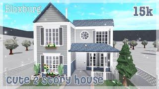 Bloxburg  Cute 2 Story House  15k  Speedbuild exterior