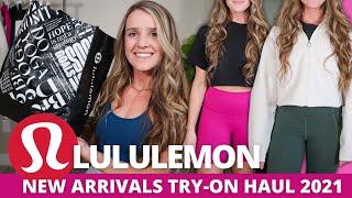 LULULEMON TRY-ON HAUL 2021  NEW ARRIVALS AT LULULEMON ft. shorts leggings tops and a jacket