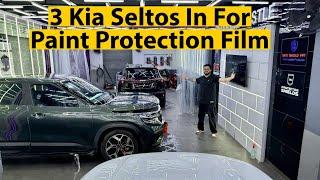 New Kia Seltos Paint Protection Film Installation  Best Detailing Store In Delhi  Detailing Castle