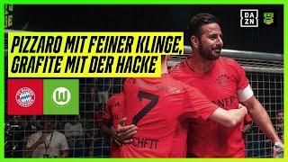 Tore satt im Legendentreffen FC Bayern - VfL Wolfsburg  Infinity League  DAZN Highlights