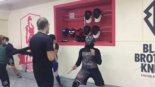 video from training ukrainian knife fighting an exercise care from stick