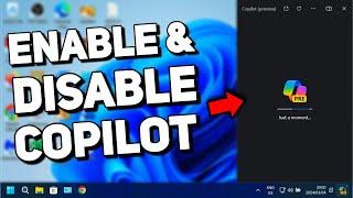 How to Enable & Disable Copilot in Windows 11 and 10 Tutorial