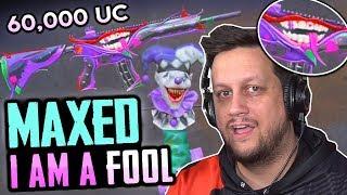 MAXED FOOL CRATE OPENING I AM A FOOL 60000 UC LATER... PUBG Mobile