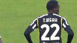 Timothy Weah Juventus DEBUT vs Milan  Juventus 6-5 Milan 28072023