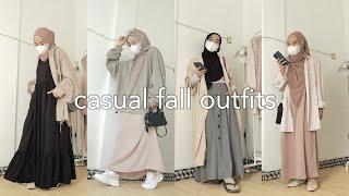 casual fall outfit  Mix and Match Outfit Idea for Muslimah