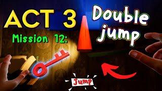 Hello Neighbor Act 3 Red Key Room Walkthrough  Mission 12 Double Jump Ability