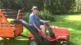 Lawnmower - home made trailer grass catcher