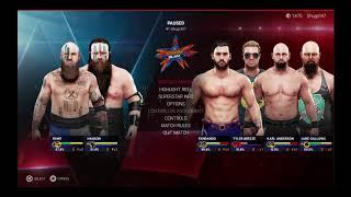 WWE 2K19 O.C vs Viking raiders vs breezango