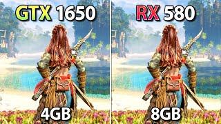 RX 580 vs GTX 1650 - Test in 10 Games 1080p