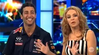 Daniel Ricciardo and Kylie Minogue interview