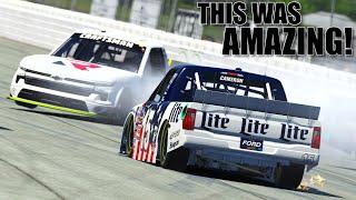 This is why I love Oval racing  iRacing Class C trucks at Michigan