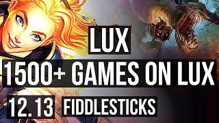 LUX & Zeri vs FIDDLESTICKS & Kalista SUP  3.1M mastery 1500+ games  KR Grandmaster  12.13