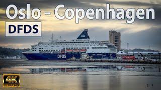 Oslo  to Copenhagen  - an unforgettable ferry trip with DFDS in inside cabin.