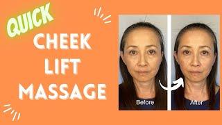 Quick Cheek Lift Massage