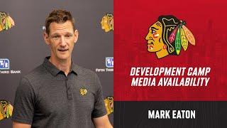 Mark Eaton at Development Camp  Chicago Blackhawks