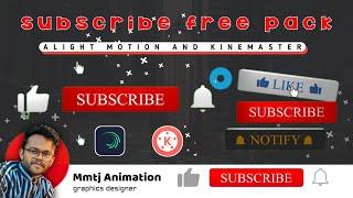 TOP FREE GREEN SCREEN SUBSCRIBE BUTTON  NO COPYRIGHT   KINEMASTER & ALIGHT MOTION  MMTJANIMATION