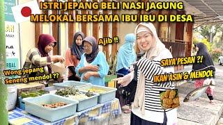 ISTRI JEPANG JAM 6 PAGI SUDAH ANTRI BELI NASI JAGUNG - Sarapan saya sego jagung iwak mendol ? -