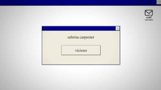 Sabrina Carpenter - “Vicious” Lyric Video