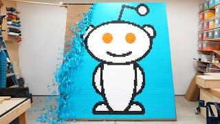 Reddit in 12000 Dominoes
