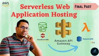 Serverless Web Application CloudFront S3 API Gateway Lambda & DynamoDB  CORS concept API Gateway