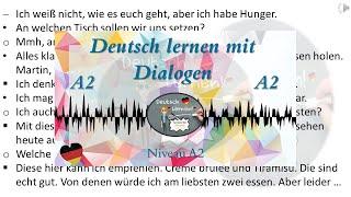 Dialoge A2   Deutsch lernen durch Hören  2 