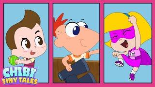 Phineas & Ferb Chibi Tiny Tales   Hamster & Gretel x Milo Murphy  Binocular Blues @disneychannel