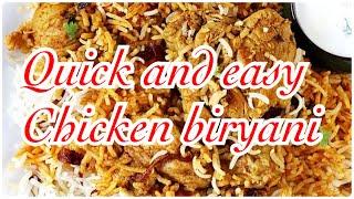 Quick and easy biryani recipe  #shorts Easy chicken biryani recipe for beginners