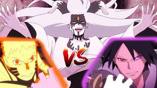 Naruto Sasuke Boruto vs Momoshiki and Kinshiki Final Fight. Chunin Exams Part 6