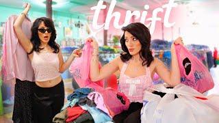 thrift with me my SUMMER 2024 wardrobe + try-on thrift haul