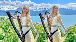 SKY ISLE - Nordic Celtic Song - Harp Twins - Electric Harp