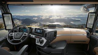 2023 Mercedes Actros INTERIOR cabin - Luxury Bedroom on wheels