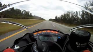 2011 ZX-10r Top speed run