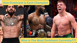 Ranking Current UFC Champions By Future and Past Dominance