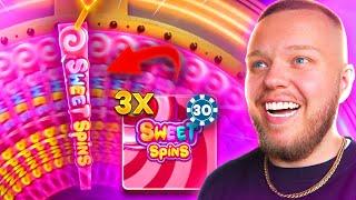 I HIT 3X TOP SLOT SWEET SPINS ON MY FIRST BET Sweet Bonanza Candy Land Live Game Show