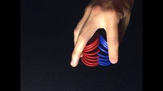 How to shuffle poker chips like a professional