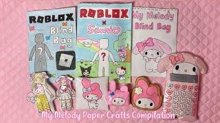 🩷paper diy🩷 MY MELODY Paper Crafts Compilation  ASMR  applefrog