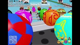 I play￼ marbles racer in Roblox