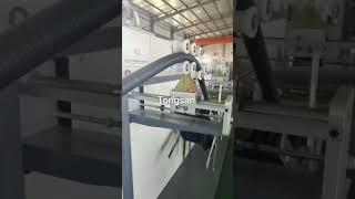 high speed corrugated pipe machine for Ethiophia customer